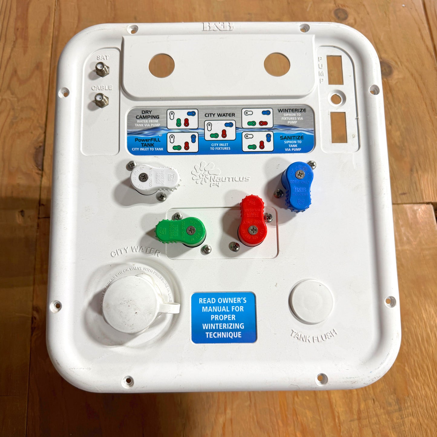 Stock Revel Plumbing Panel