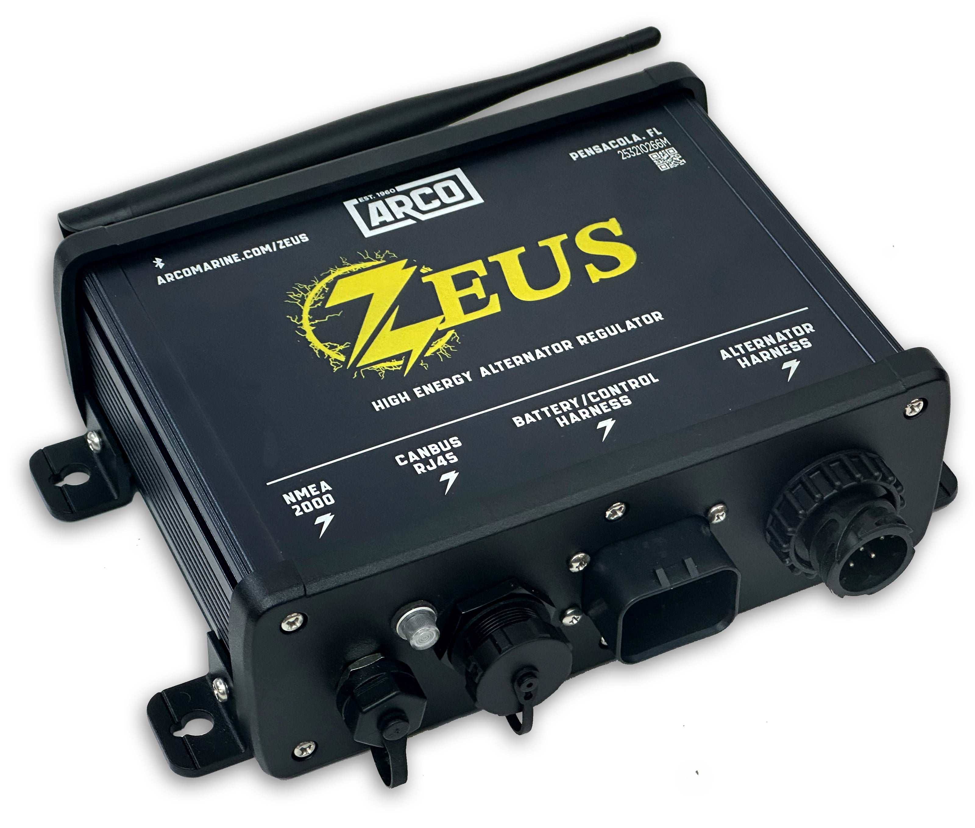 ARCO  Zeus high energy alternator regulator on a white background