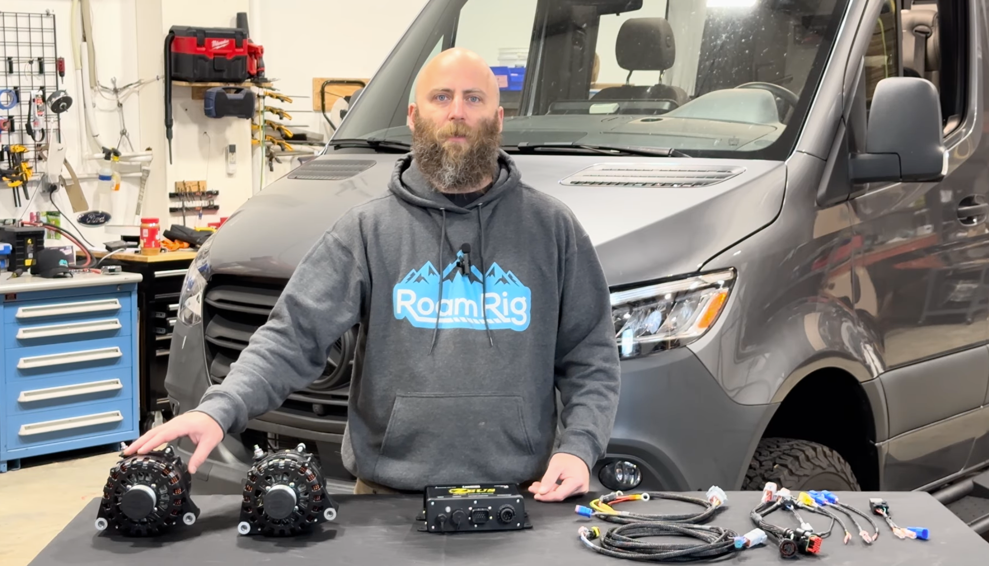 Load video: ARCO Alternator Kits by RoamRig for Winnebago Revels